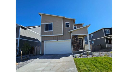 New construction Single-Family house 17938 Dandy Brush Lane, Parker, CO 80134 ELDER II- photo 0