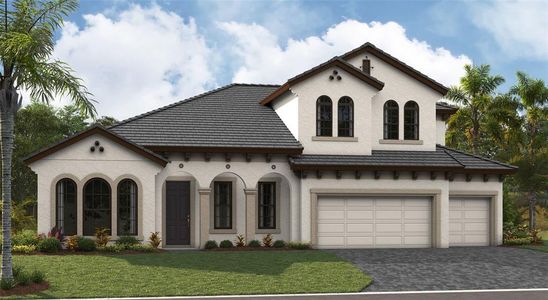 New construction Single-Family house 10188 Meadowrun Drive, Lithia, FL 33547 Key Largo II- photo 0