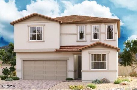 New construction Single-Family house 12470 W Marlette Avenue, Litchfield Park, AZ 85340 Moonstone- photo 0