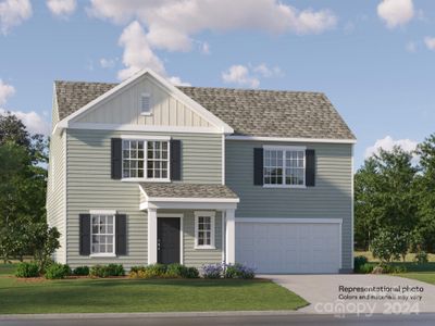 New construction Single-Family house 1611 Cannonball Lane, Bessemer City, NC 28016 Browning- photo 0