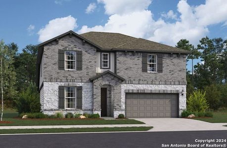 New construction Single-Family house 6422 Morgan Glen, San Antonio, TX 78253 Rainier- photo 0 0