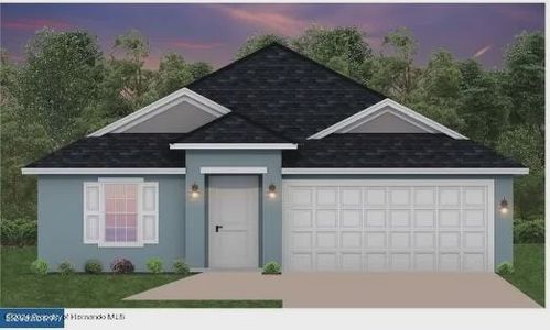 New construction Single-Family house 4325 Sutherland Street, Spring Hill, FL 34609 1512- photo 0