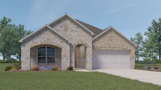 New construction Single-Family house The Kingston II, 2140 Ghost Rider Court, Leander, TX 78641 - photo