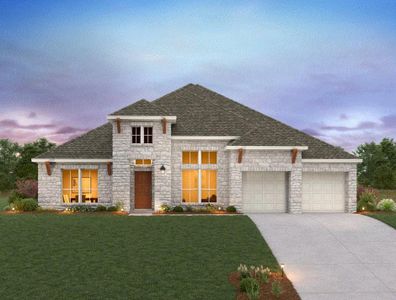 New construction Single-Family house 124 Cherokee Sledge Pass, San Marcos, TX 78666 Avalon Homeplan- photo 0