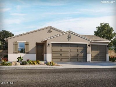 New construction Single-Family house 35315 W Marin Avenue, Maricopa, AZ 85138 Mason - 3 Car Garage Included- photo 0