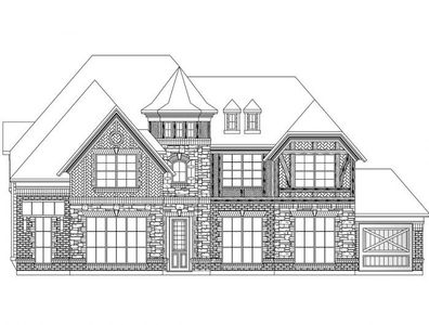 New construction Single-Family house Lake Forest - 3 Car Garage, 4917 Hunters Creek Trail, Frisco, TX 75034 - photo