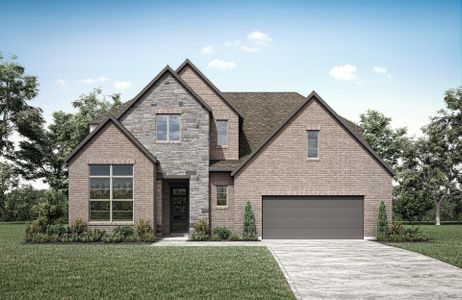 New construction Single-Family house 101 Wolf Ridge Rd, Georgetown, TX 78628 Merrick II- photo 0