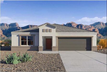 New construction Single-Family house 28218 N Platinum Drive, San Tan Valley, AZ 85143 Kingston- photo 0