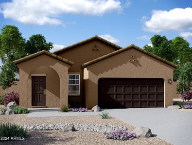 New construction Single-Family house 18489 N Los Gabrieles Way, Maricopa, AZ 85138 Sterling- photo 0