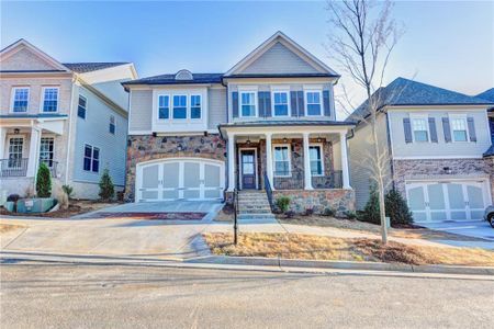 New construction Single-Family house 1249 Cauley Creek Overlook, Johns Creek, GA 30097 The Montgomery- photo 0