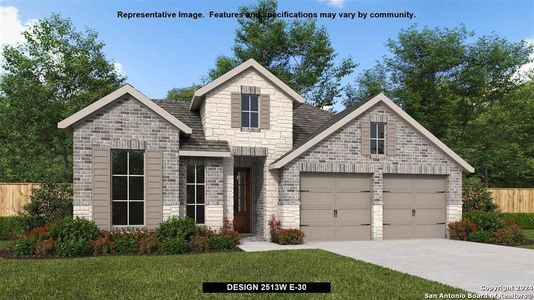 New construction Single-Family house 1120 Ramsey Lock, San Antonio, TX 78245 Design 2513W- photo 0