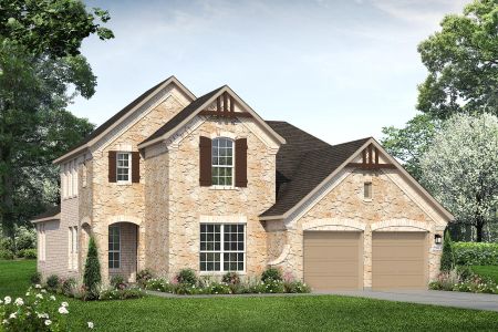 New construction Single-Family house 137 Rocky View Ln., Georgetown, TX 78628 Oaks 2985- photo 0