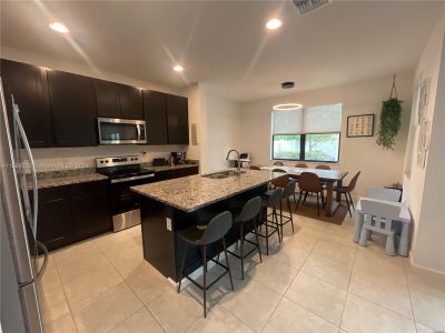 kitchen and dining room