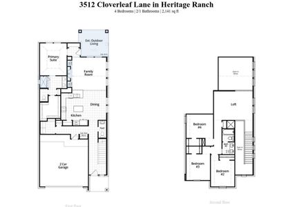 New construction Single-Family house 3512 Cloverleaf Lane, Sherman, TX 75092 Botticelli Plan- photo 1 1