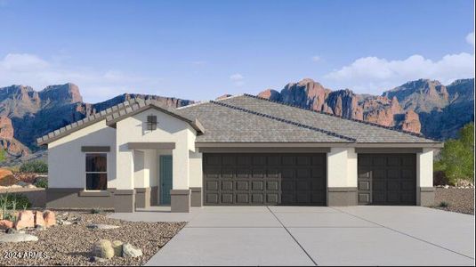 New construction Single-Family house 2408 W Stradling Avenue, Apache Junction, AZ 85120 - photo 1 1