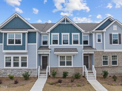 New construction Townhouse house 1876 Knights Crest Way, Wake Forest, NC 27587 - photo