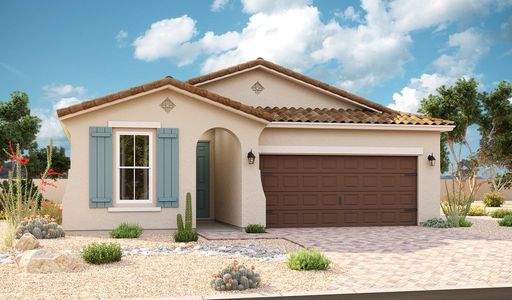 New construction Single-Family house 40100 W Elm Drive, Maricopa, AZ 85138 Larimar- photo 0 0