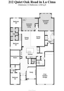 New construction Single-Family house 212 Quiet Oak Rd, San Marcos, TX 78666 213 Plan- photo 1 1