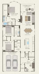 Pulte Homes, Fox Hollow floor plan