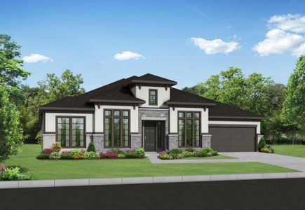 New construction Single-Family house 24715 Celestial Lily Drive, Katy, TX 77493 Amalfi- photo 0 0