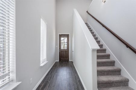 High Ceiling Entry with Natural Light