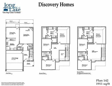 Plan 142 features 3 bedrooms, 2 full baths, 1 half bath and over 1,900 square feet of living space.