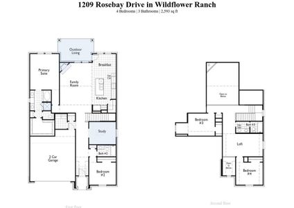 New construction Single-Family house 1209 Rosebay Drive, Fort Worth, TX 76247 Richmond Plan- photo 1 1