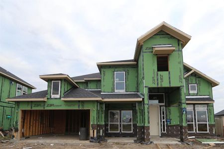 New construction Single-Family house 1624 Dayton Ridge Circle, Friendswood, TX 77546 Larimar- photo 1 1
