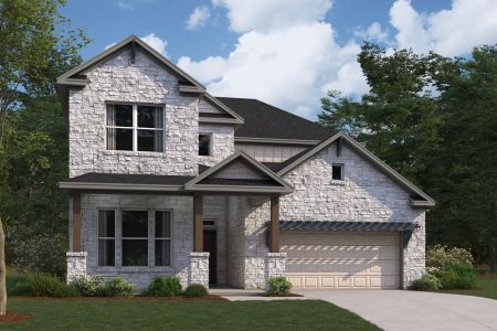 New construction Single-Family house 1002 Snowdrop Drive, Georgetown, TX 78628 Balcones II- photo 0