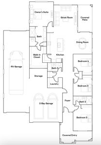 New construction Single-Family house Wayfarer II Plan 5579, 21926 E. Lords Court, Queen Creek, AZ 85142 - photo