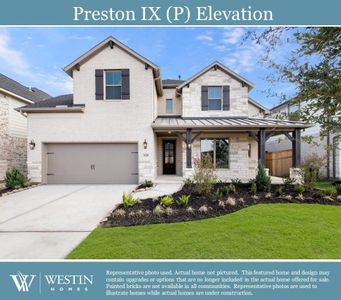 New construction Single-Family house The Preston IX, 105 Sweeping Valley Drive, Montgomery, TX 77316 - photo