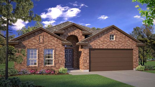 New construction Single-Family house 123 Lunayena Road, Rhome, TX 76078 GALLUP- photo 0
