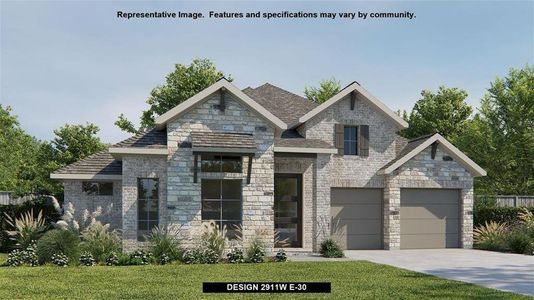 New construction Single-Family house 4719 Silo Shadow Way, Fulshear, TX 77441 Design 2911W- photo 0