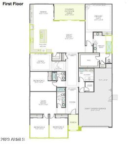 New construction Single-Family house 22462 E Twin Acres Drive, Queen Creek, AZ 85142 Holly Plan 5007- photo 0