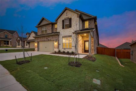 New construction Single-Family house 1521 Sand Dollar Trail, Weatherford, TX 76087 Big Cypress II- photo 2 2