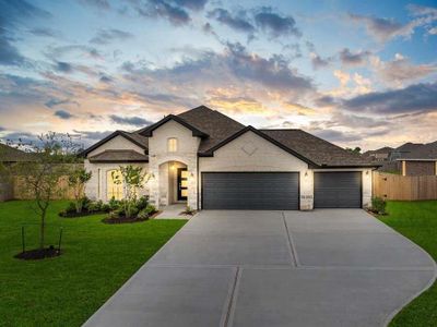 New construction Single-Family house 11315 Youngquist Drive, Mont Belvieu, TX 77535 The Brighton- photo 0