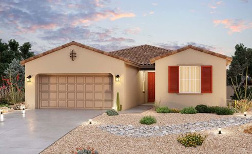 New construction Single-Family house 40940 W Agave Dr, Maricopa, AZ 85138 Villagio Series - Castellano- photo 0