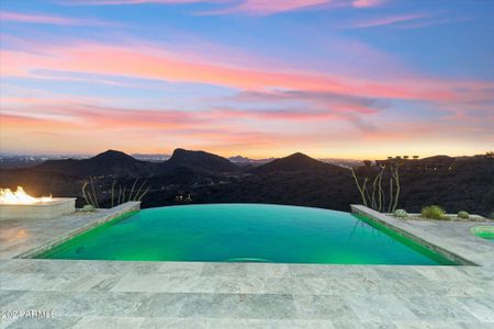 Pool at Sunset