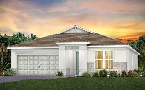 New construction Single-Family house 13217 Sw Calita Way, Port Saint Lucie, FL 34987 Palmary- photo 0