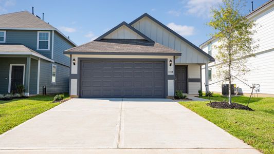 New construction Single-Family house 1454 Mount Bassie Trail, Conroe, TX 77301 The Pinewood- photo 0