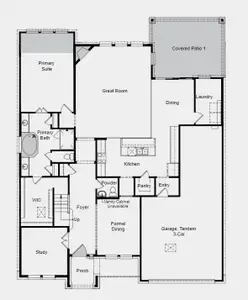 New construction Single-Family house 1802 Lake Crest Lane, Friendswood, TX 77546 Sapphire- photo