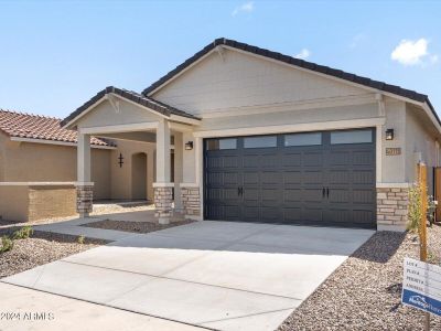 New construction Single-Family house 40115 W Wade Drive, Maricopa, AZ 85138 Olive- photo 1 1