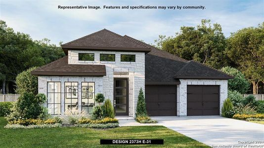 New construction Single-Family house 2045 Saxonhill Drive, San Antonio, TX 78253 Design 2373H- photo 0