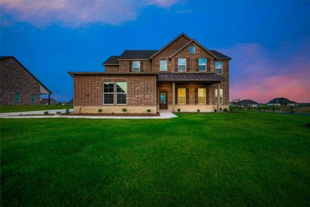 New construction Single-Family house 151 Spicewood Trail, Rhome, TX 76078 Camellia- photo 4 4