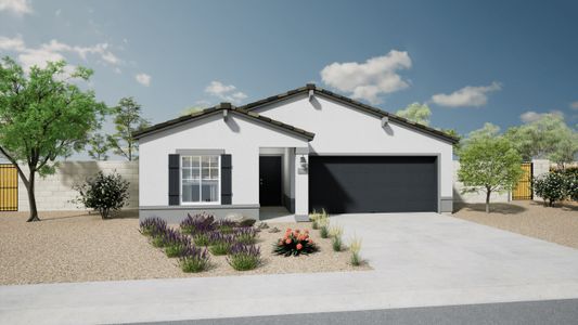 New construction Single-Family house 1455 W. Inca Drive, Coolidge, AZ 85128 Dahlia- photo 1 1
