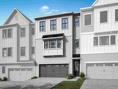 New construction Townhouse house 4707 Mint Leaf Lane, Raleigh, NC 27612 - photo 2 2