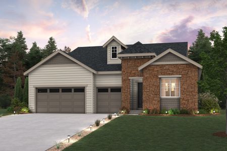 New construction Single-Family house 10710 Hanging Lake Place, Parker, CO 80138 - photo 1 1