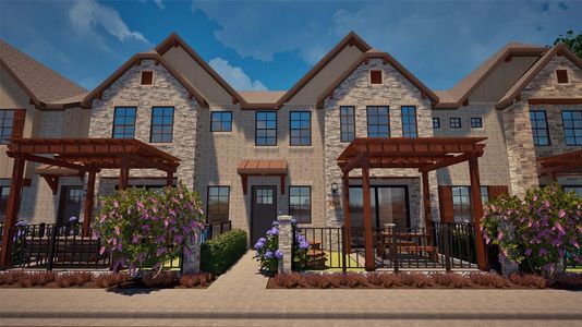 New construction Townhouse house 2870 Edmondson, The Colony, TX 75056 Augusta- photo 0