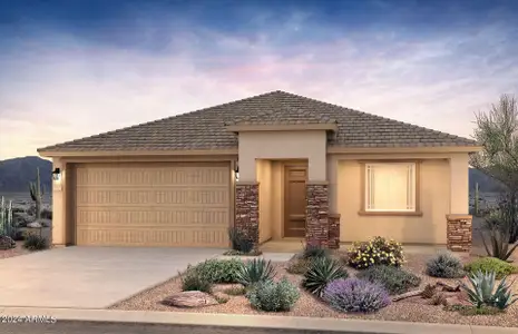 New construction Single-Family house 1942 W Sienna Bouquet Place, Phoenix, AZ 85085 Barletta- photo 0