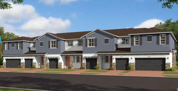 New construction Townhouse house 4843 Jackstaff Way, Oviedo, FL 32765 San Mateo- photo 1 1